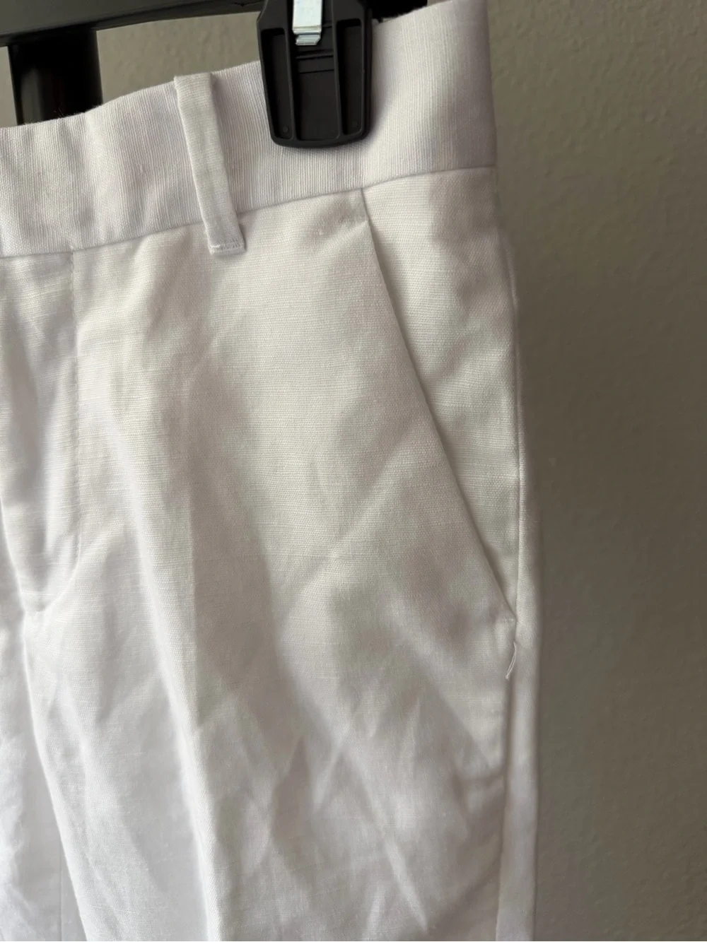 Calvin Klein Boys’ Textured Linen Suit Jacket and Pants White in Size 8